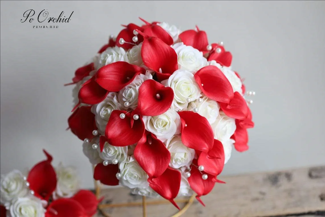 Peorchid ramo boda 2025 искусственная - Фотография_3