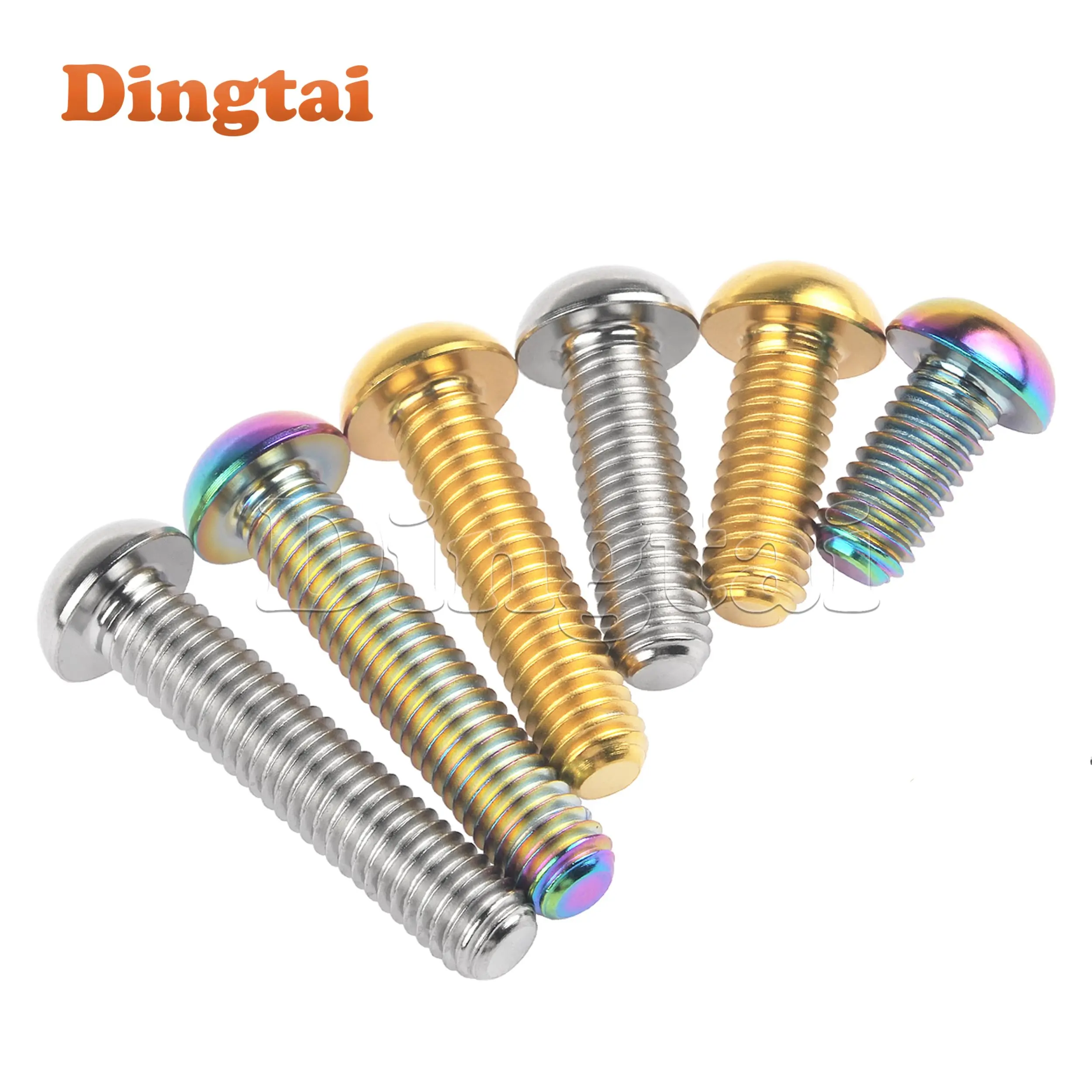 Титановый болт dingtai 10 шт. m5/m6x8 10 12 15 16 18 20 25 30 мм - Фотография_5
