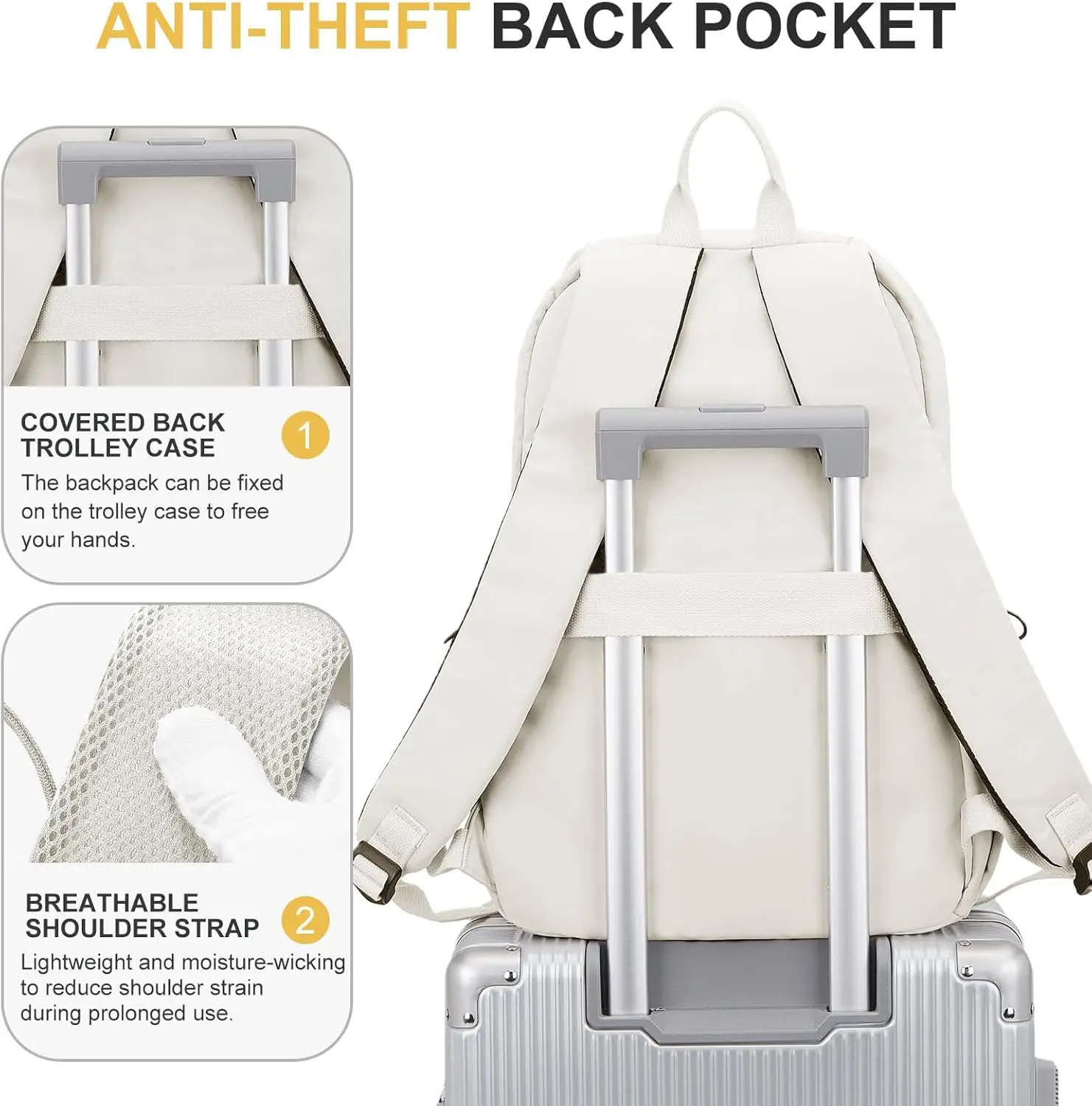 Эстетический студенческий рюкзак weradar для женщин и мужчин - Фотография_5