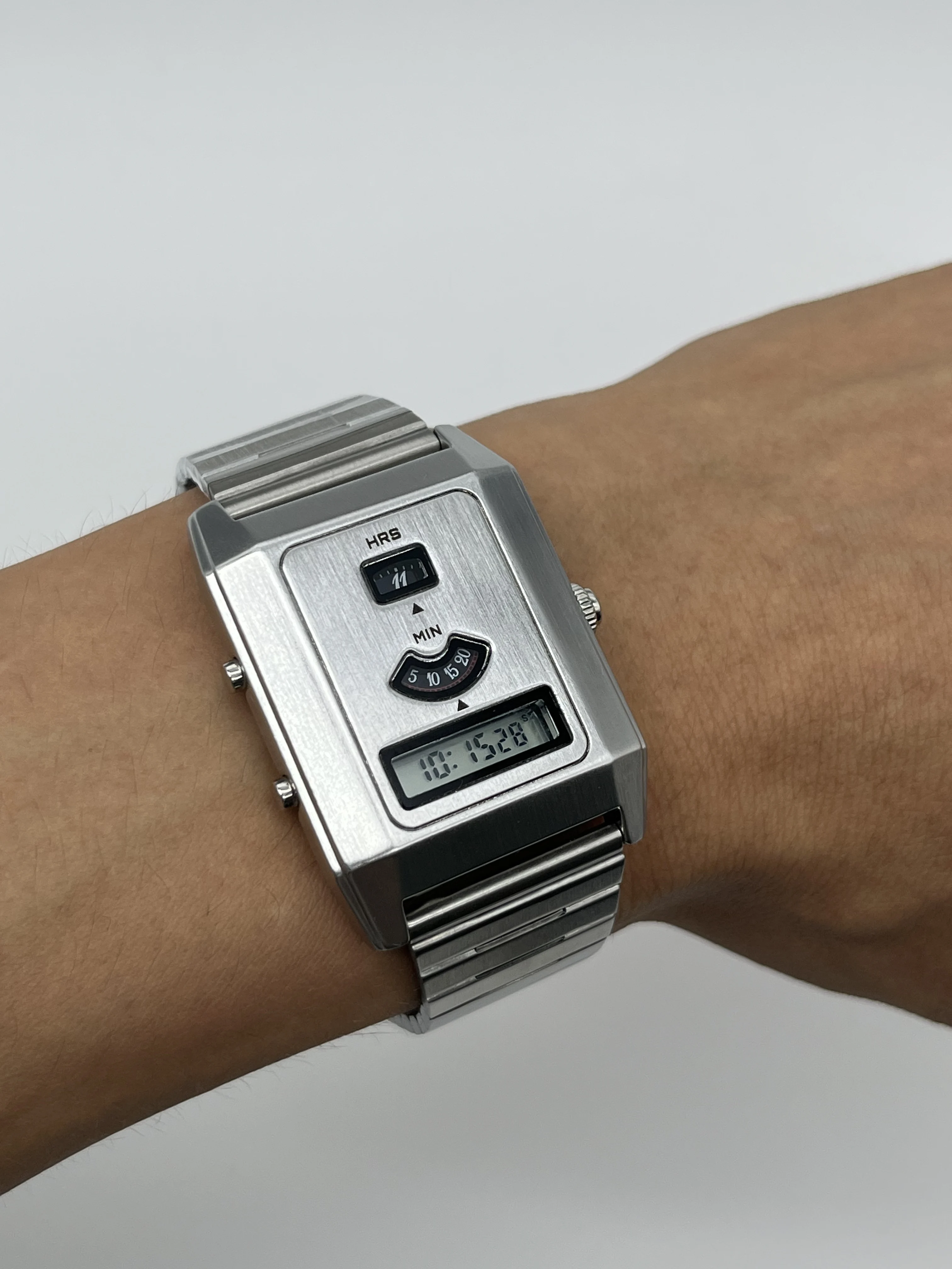 C-0po цифровые часы для пар с жк-дисплеем - Фотография_6