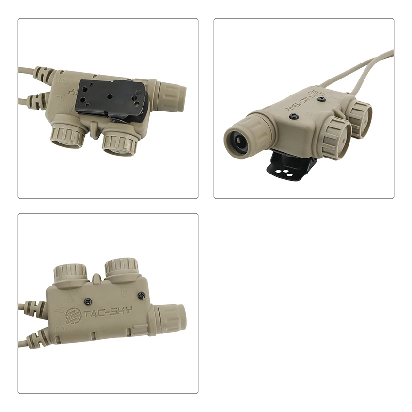 Тактический военный адаптер ts tac-sky dual comm v2 u94 ptt - Фотография_3