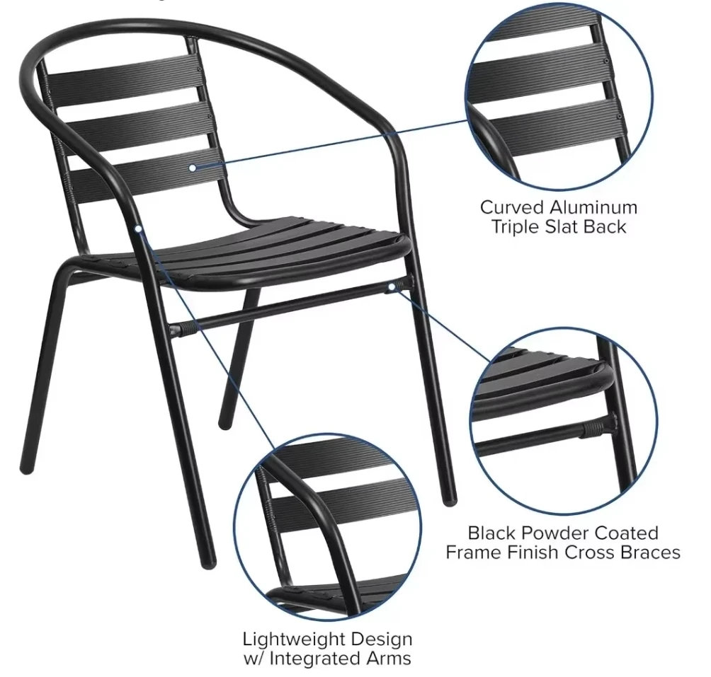 Алюминиевый стул для сада в отеле - Фотография_4