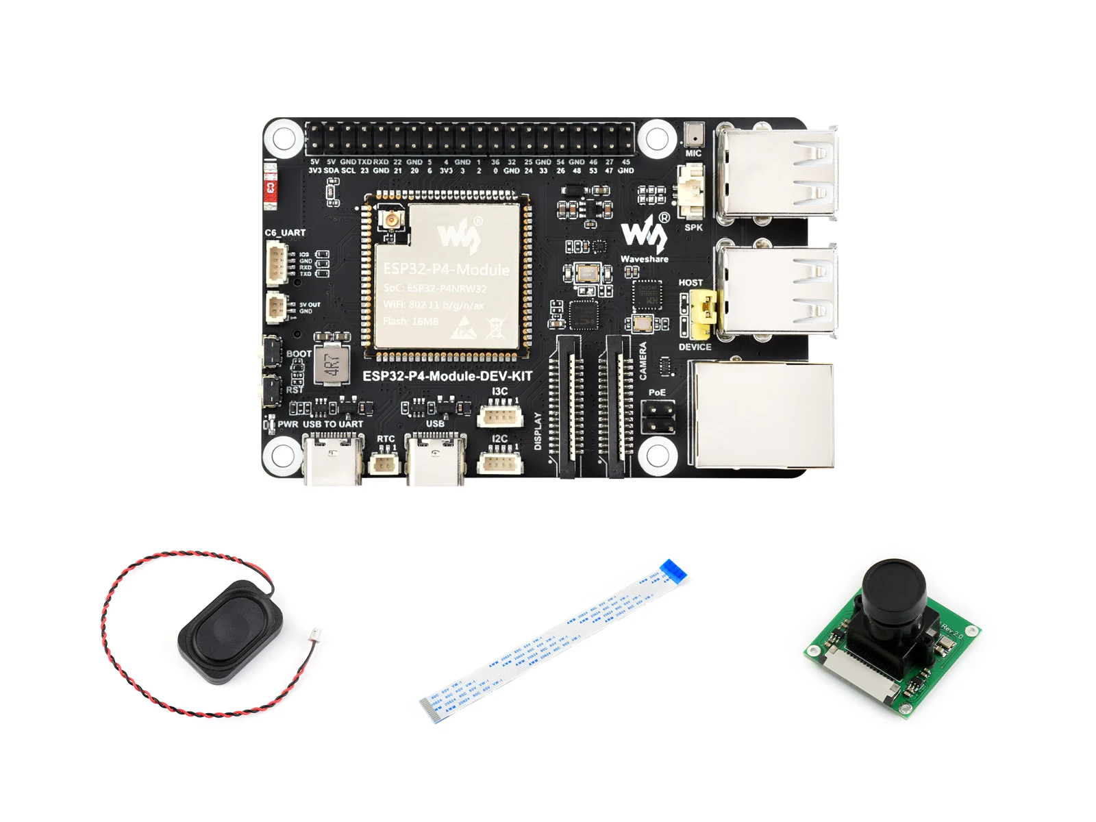 Esp32-p4-модульная высокопроизводительная макетная плата - Фотография_4