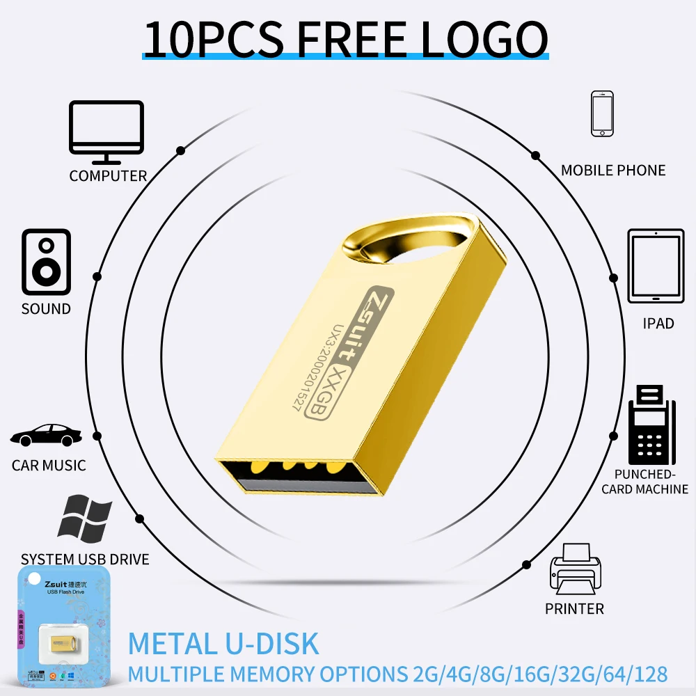 Usb-флеш-память 64g s+ чип водонепроницаемый
