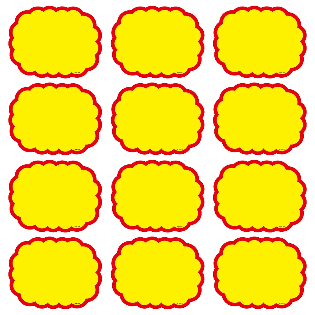 Ценники, привлекательные этикетки в форме взрыва - Фотография_5