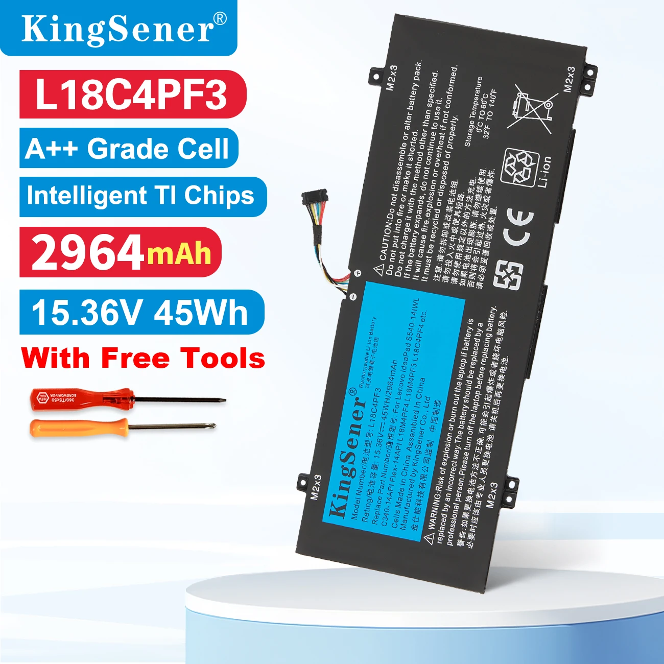 Аккумулятор kingsener l18m4pf4