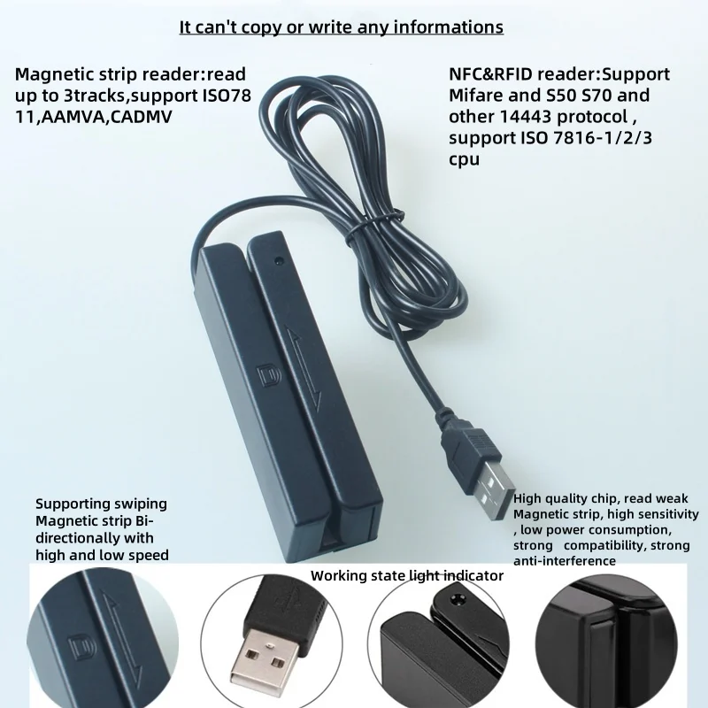 Msr90 бесконтактный usb-считыватель - Фотография_2