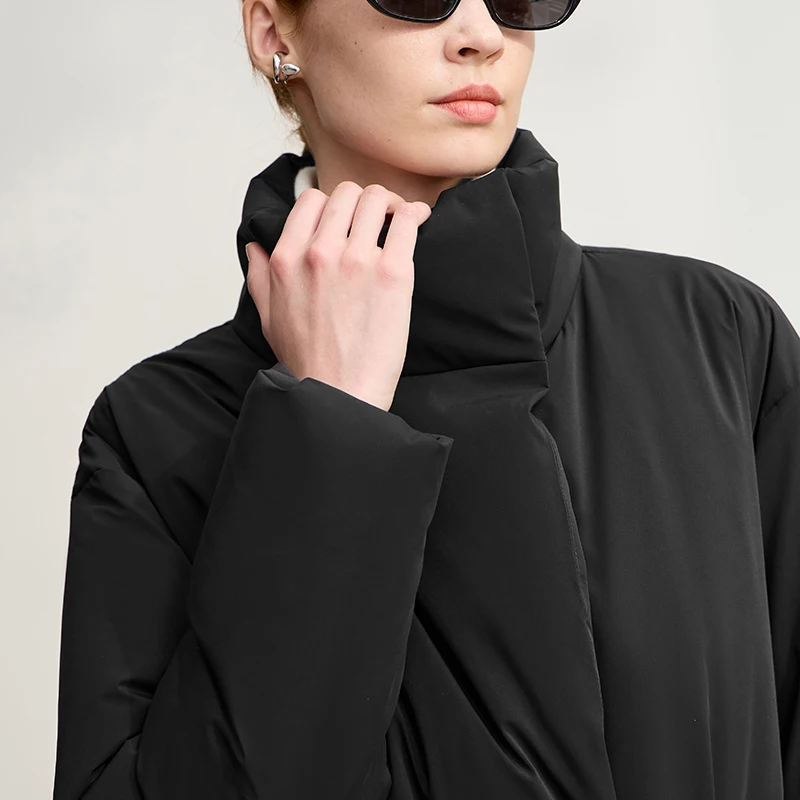 Amii пуховые пальто 2025 - Фотография_5