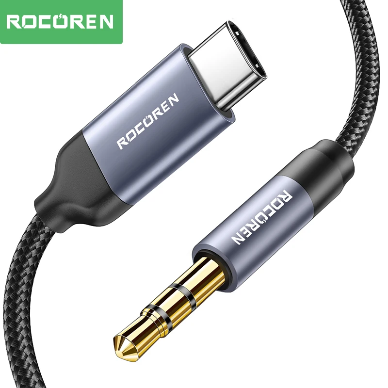 Кабель rocoren aux типа c на разъем 3