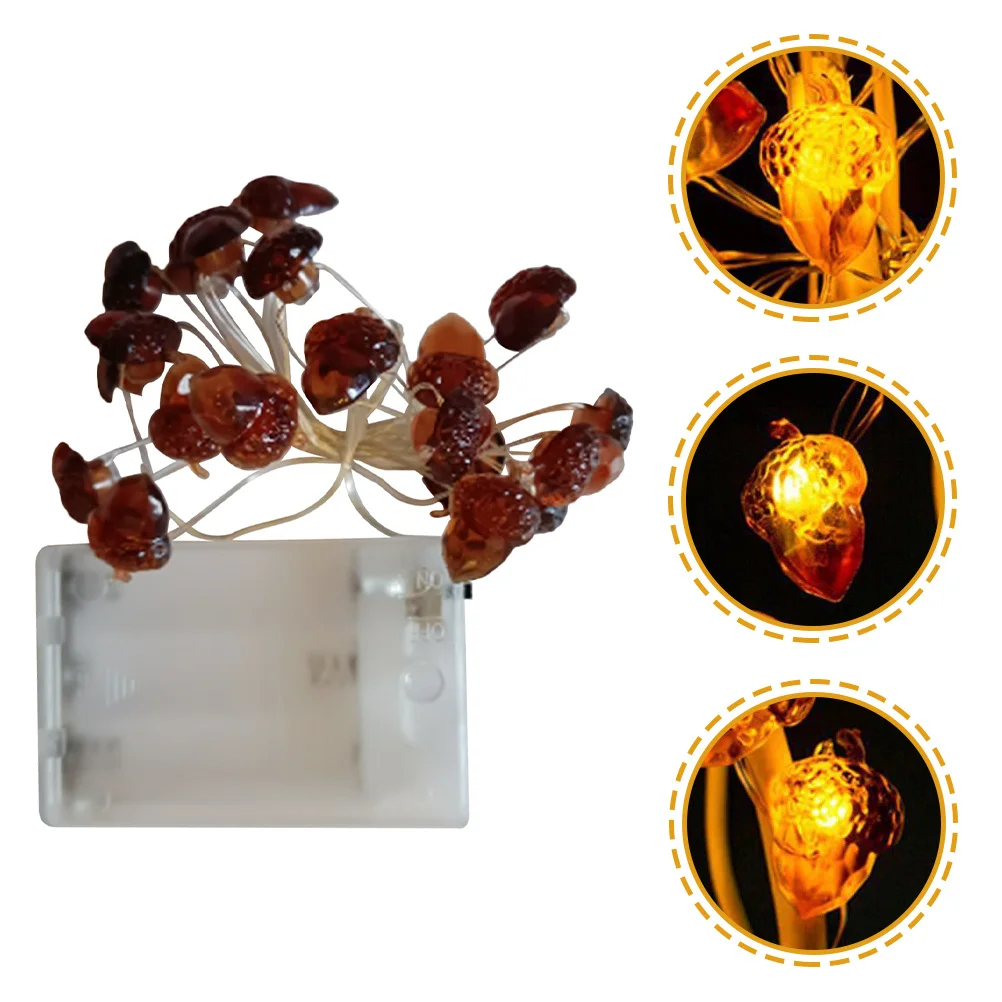 30 светодиодных гирлянд с желудью - Фотография_2