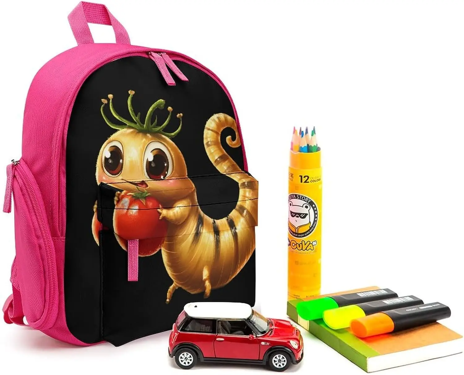 Золотой дорожный рюкзак для ноутбука catepillartomatoss - Фотография_3