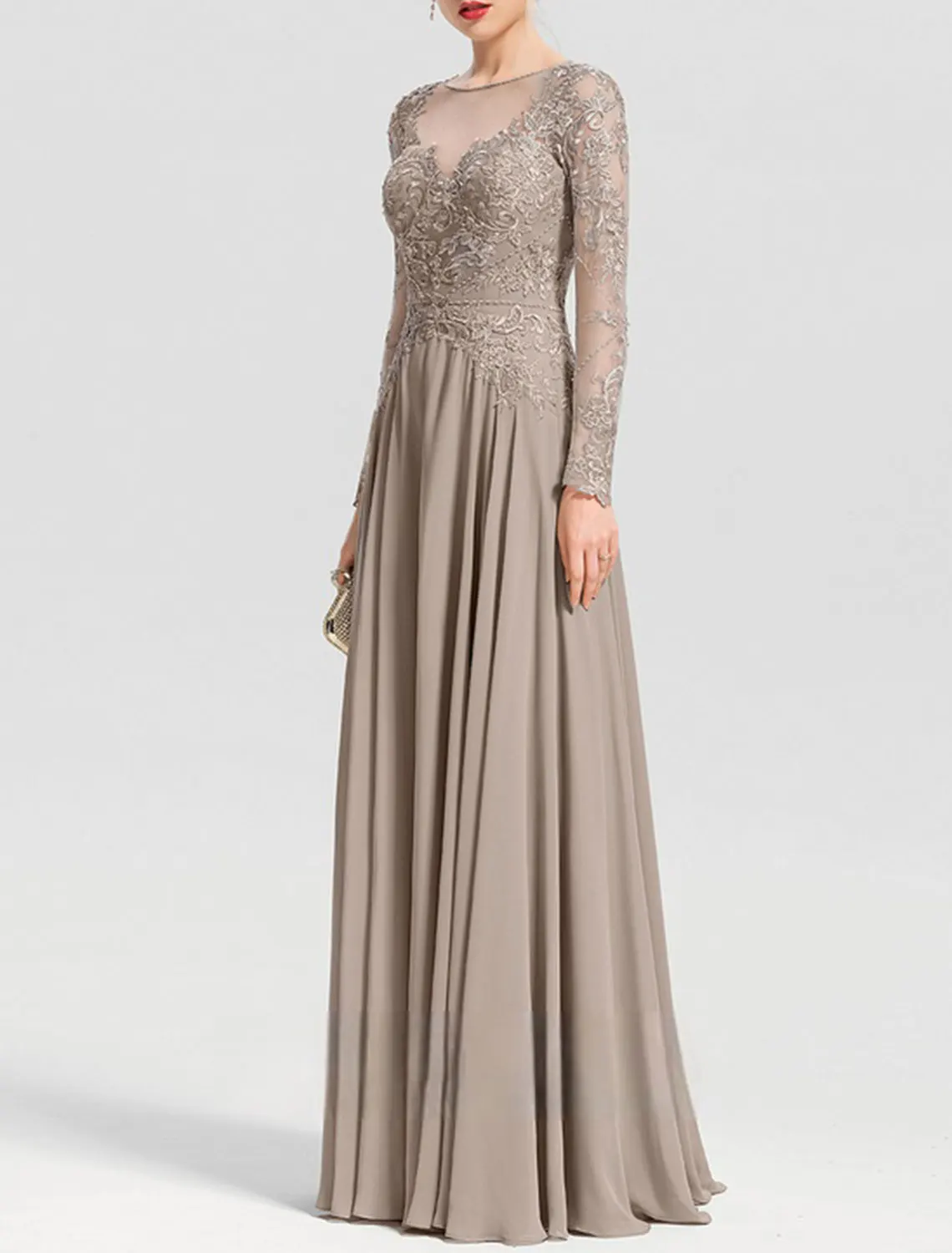 Элегантное платье-футляр для матери невесты - Фотография_4