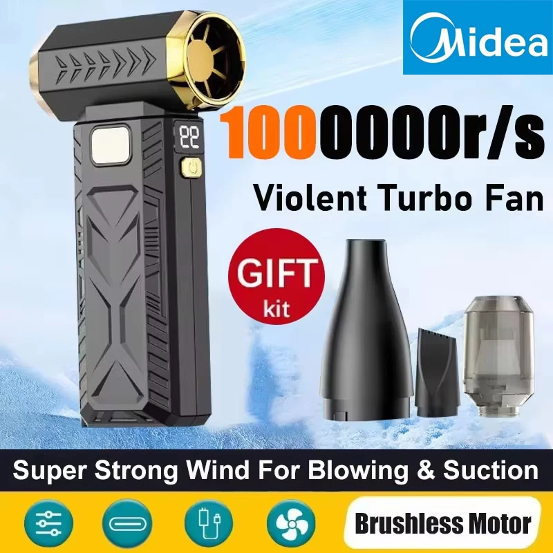 Вентилятор midea violent 1000000 об/мин 2 в 1