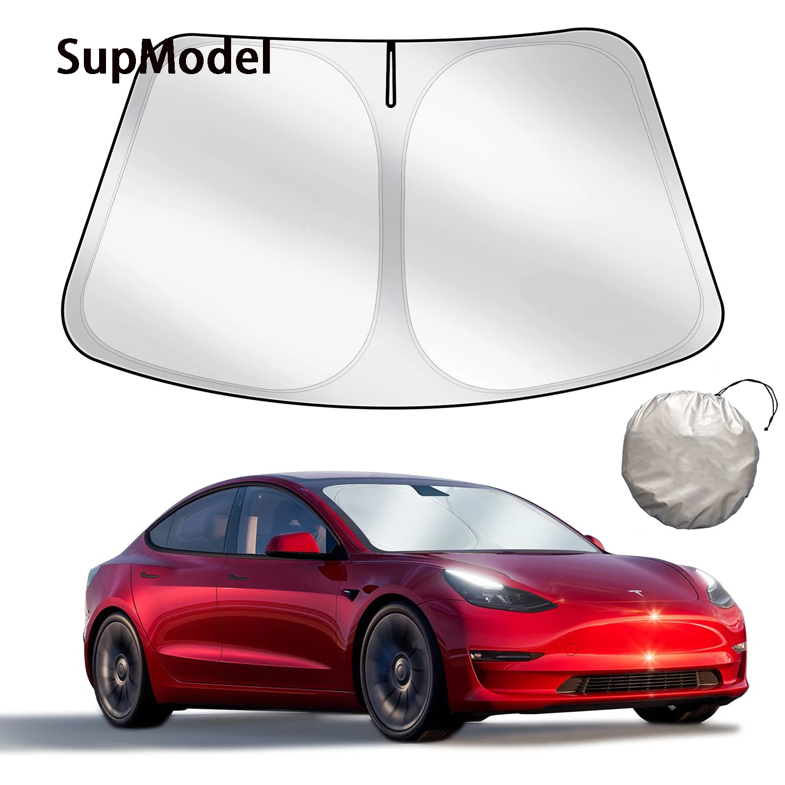 Солнцезащитный козырек на лобовое стекло tesla
