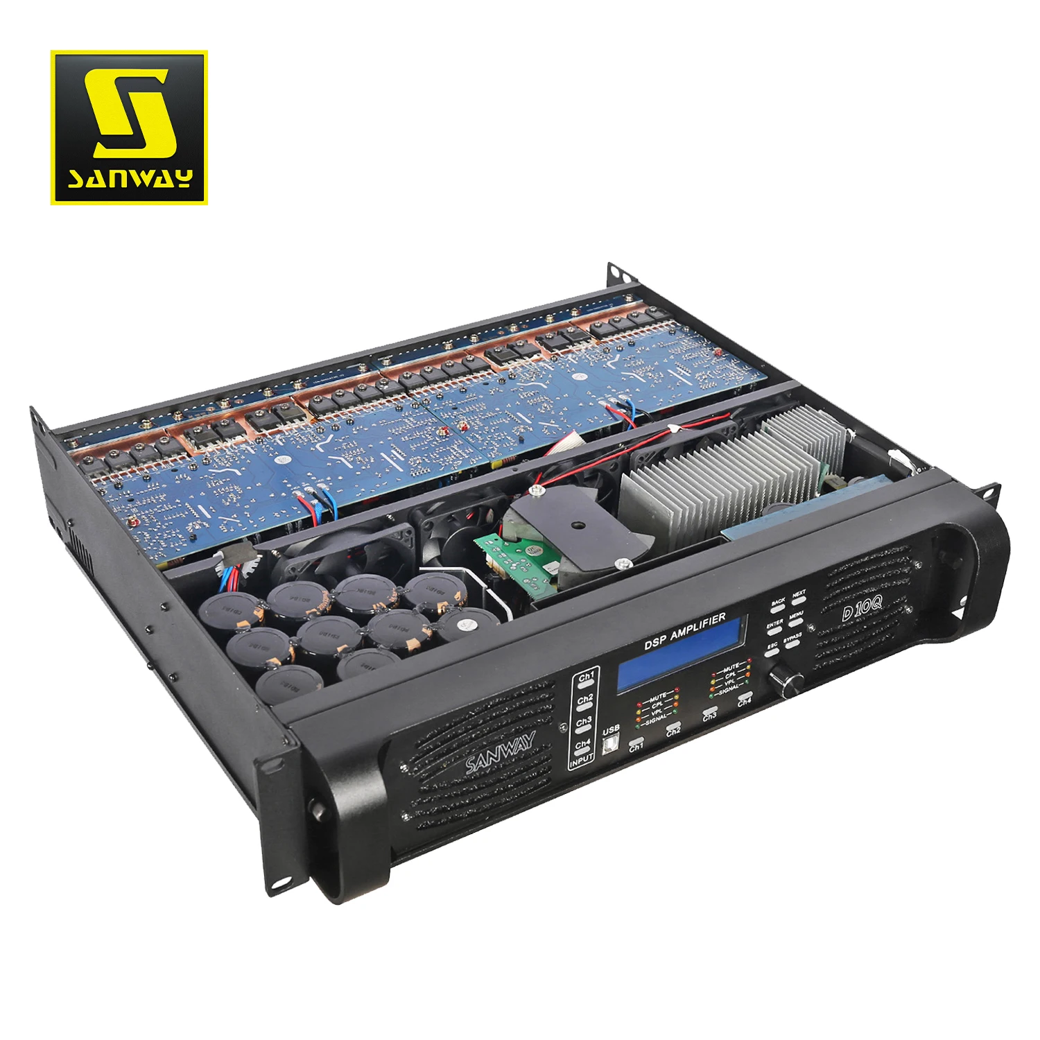 Sanway d10q 4-канальный цифровой - Фотография_4