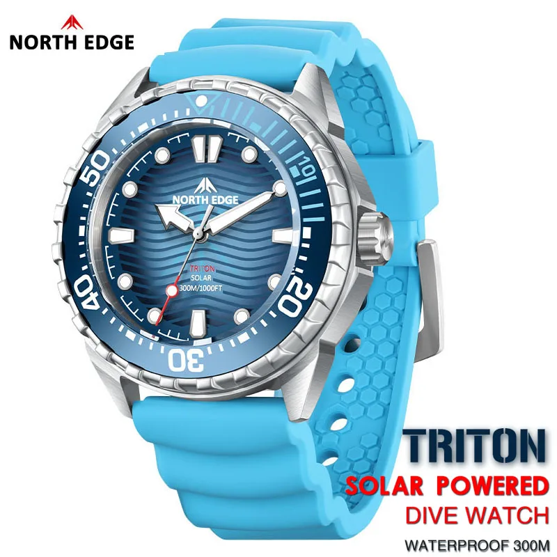 Новые часы для дайвинга triton на солнечной энергии