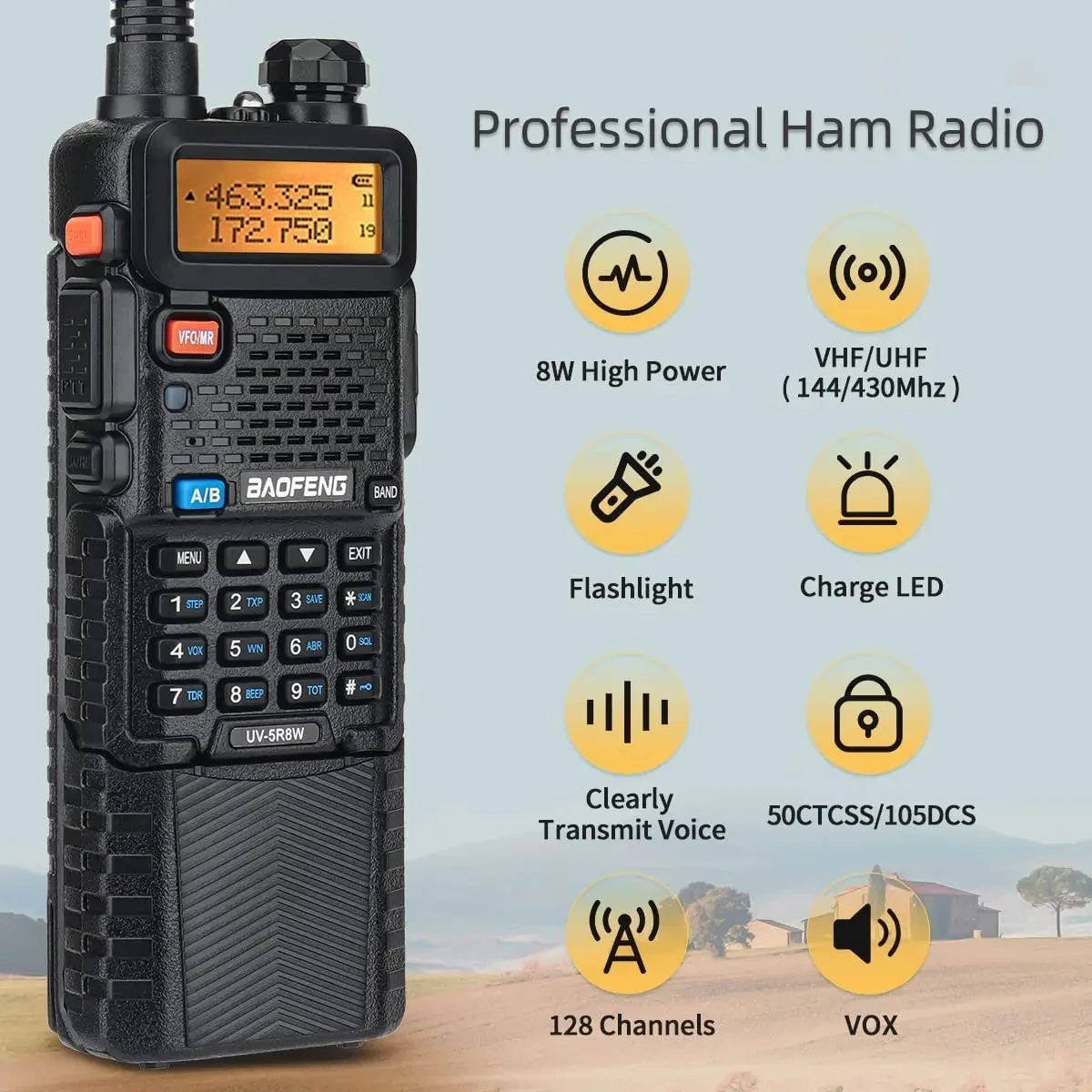 Портативная рация baofeng uv-5r 8 вт 3800 мач - Фотография_3