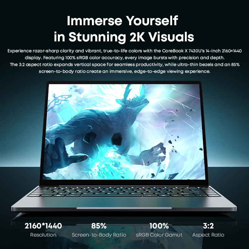 Игровой ноутбук chuwi corebook x amd r5-7430u - Фотография_4