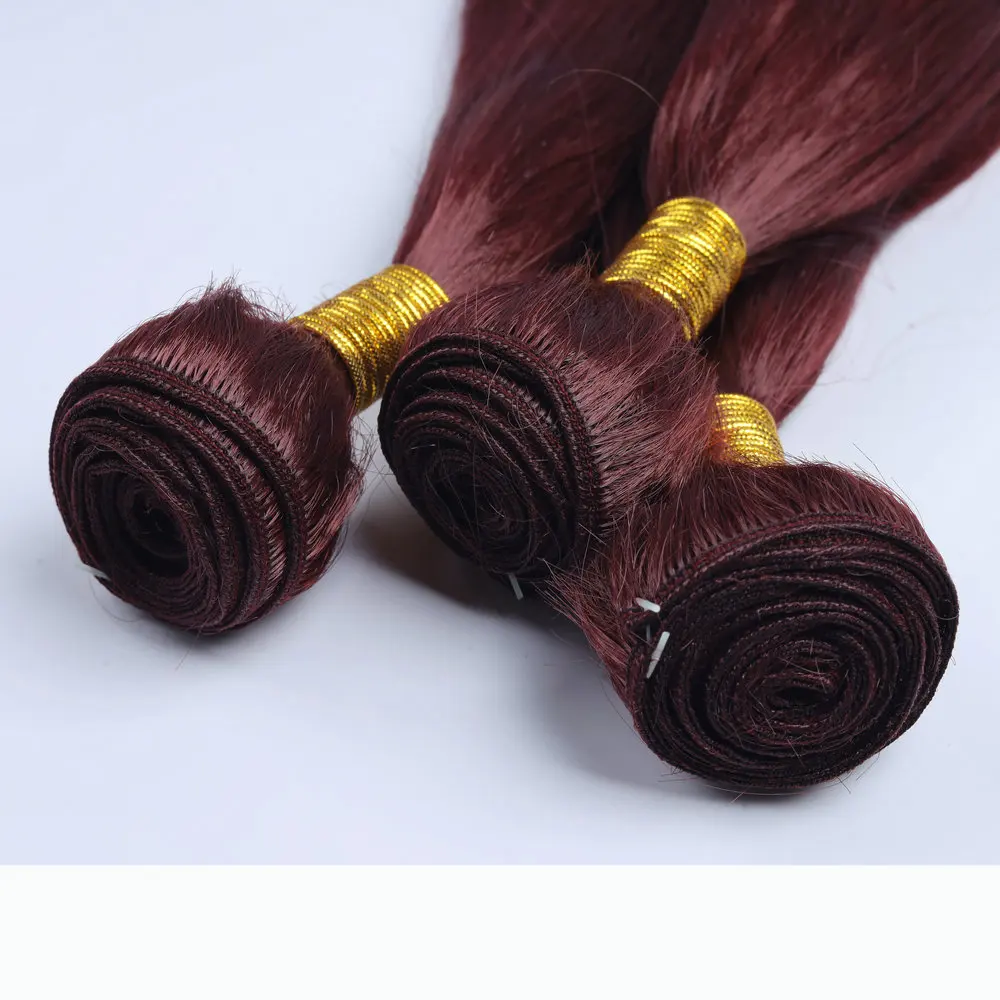 Плетение волос винного цвета - Фотография_4