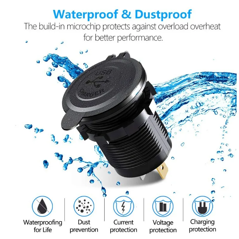 Автомобильное зарядное устройство с сенсорным управлением - Фотография_4