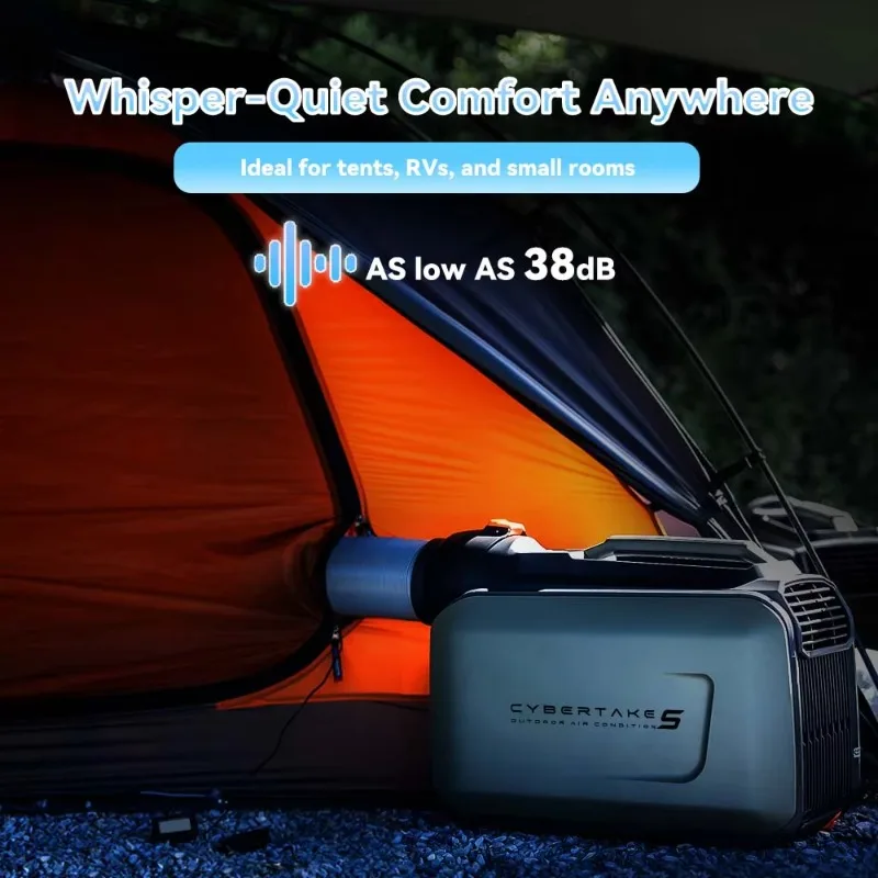 Инверторный мобильный кондиционер с низким энергопотреблением для кемпинга - Фотография_2