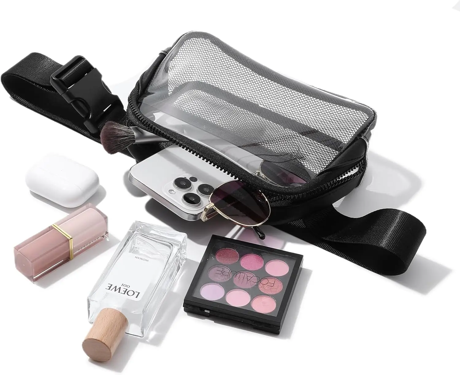 Прозрачная поясная сумка fanny pack - Фотография_3