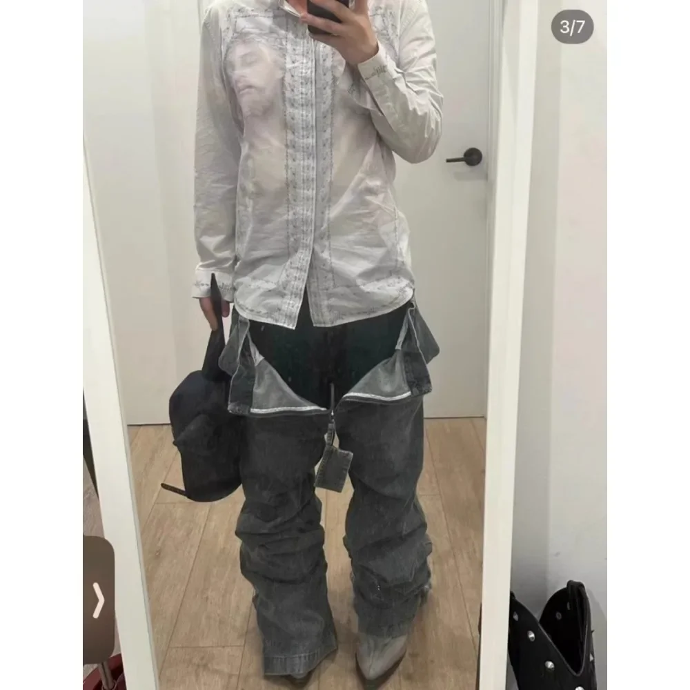 Джинсовые брюки nigo mr - Фотография_3