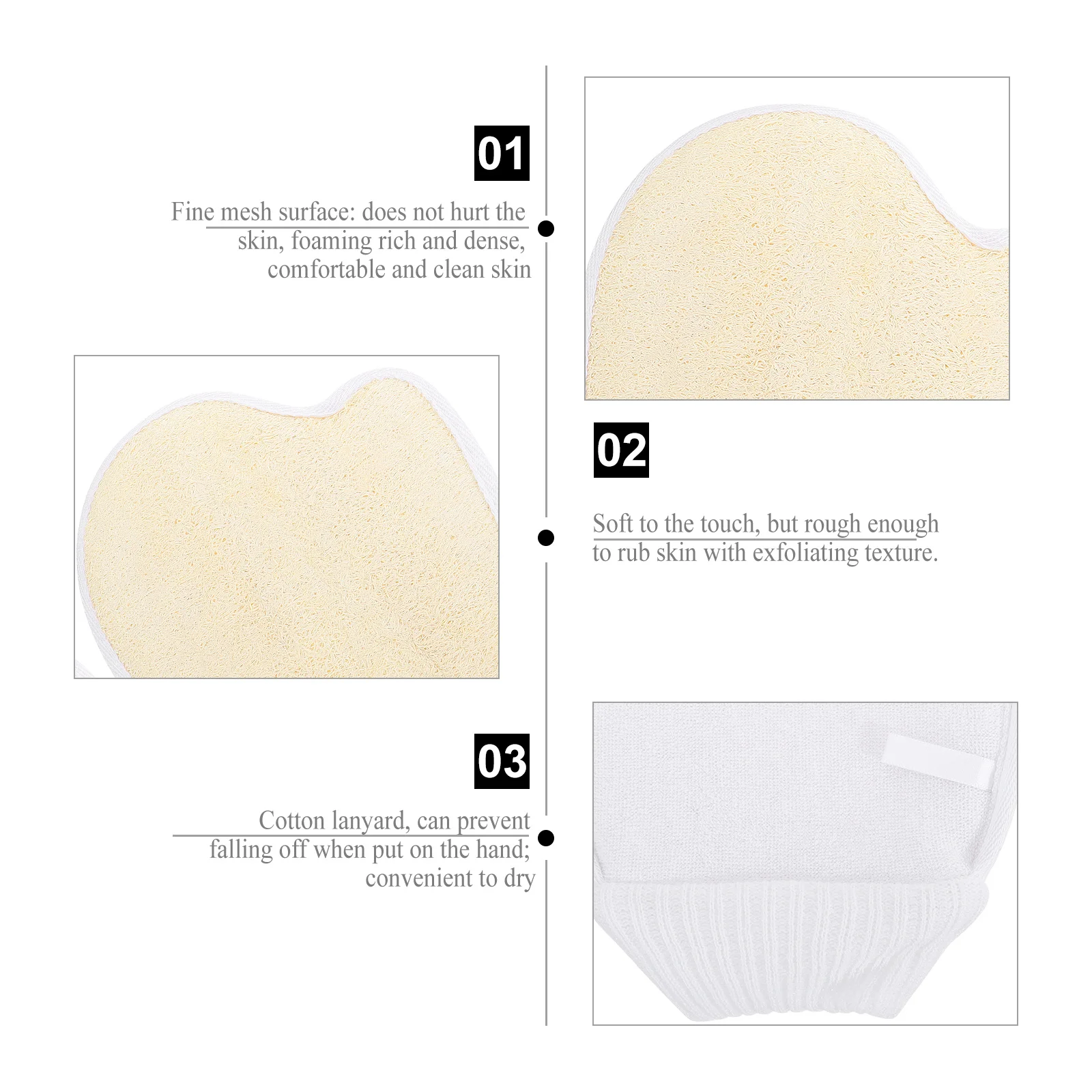 Губчатые перчатки из люфы