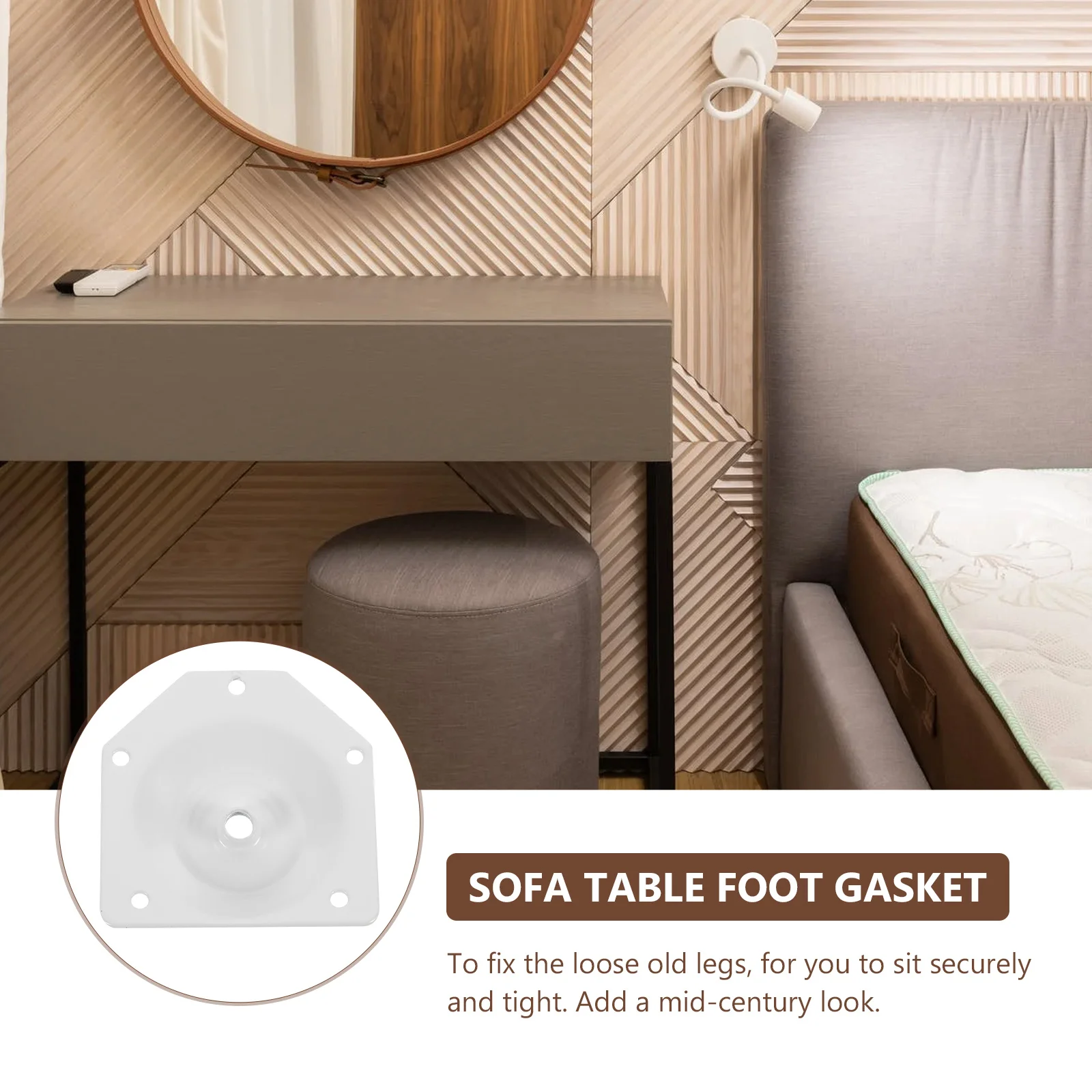 Монтажные пластины для ножек мебели