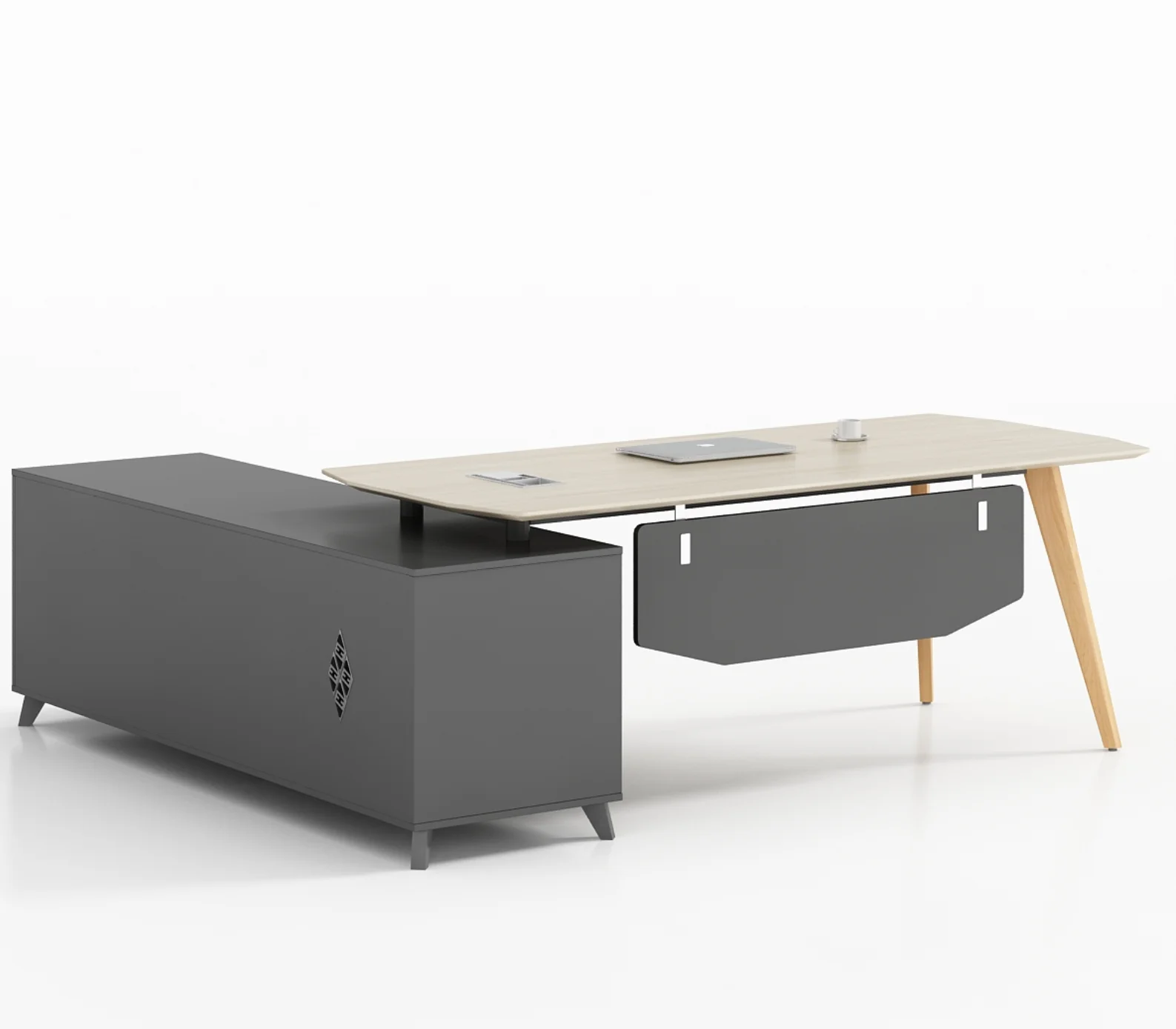 Рабочий стол современный l-образный - Фотография_4