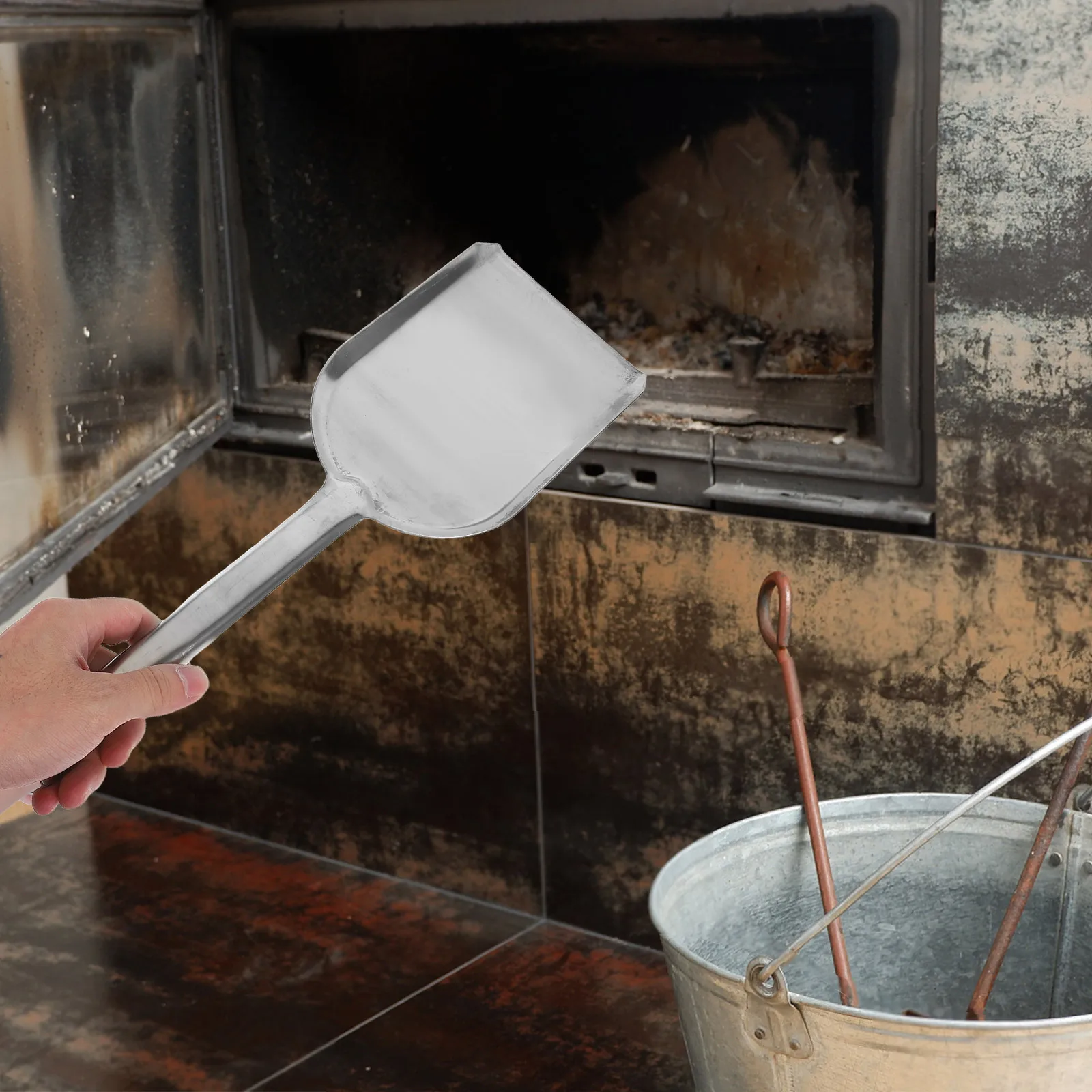 Каминная лопата для золы из нержавеющей стали 15 - Фотография_4