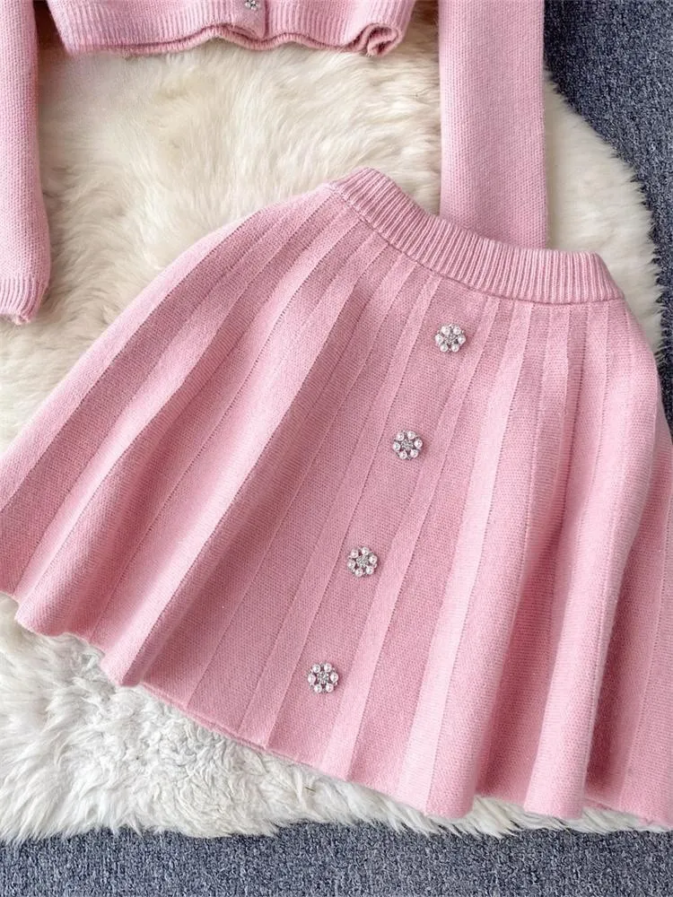 Вязаные костюмы в японском стиле с жемчугом - Фотография_5