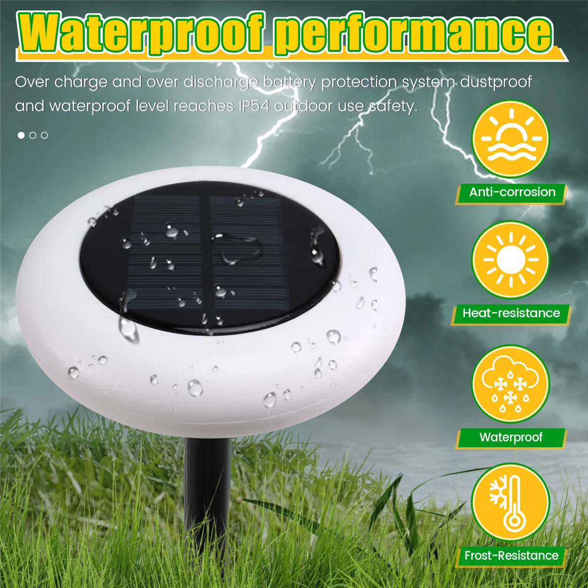 Baau солнечные уличные фонари круглые - Фотография_5