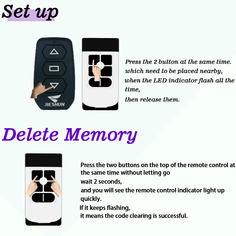 300 ~ 915 мгц копирующий пульт дистанционного управления - Фотография_6