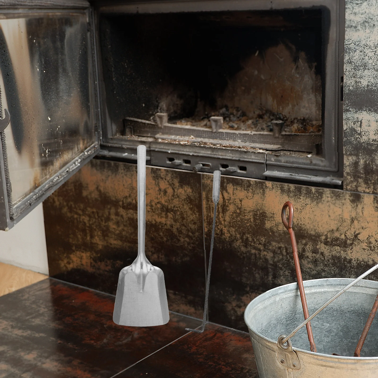 Набор инструментов для камина премиум-класса из нержавеющей стали - Фотография_6