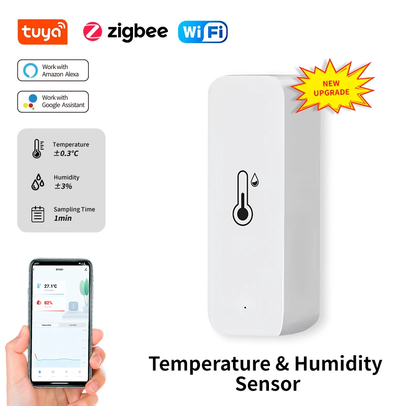 Ihseno tuya wi-fi датчик температуры
