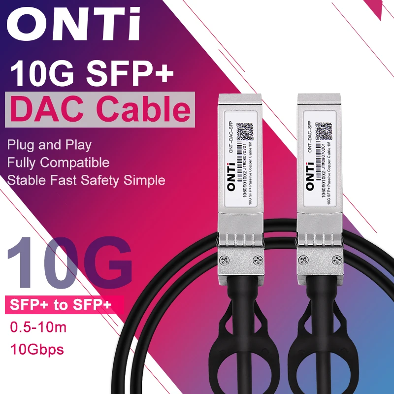 Кабель onti 10g sfp+ twinax
