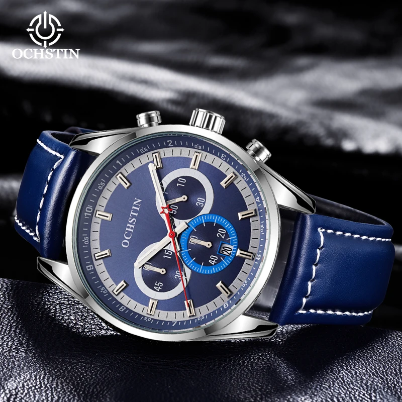 Ochstin оригинальные роскошные мужские спортивные часы с хронографом - Фотография_3
