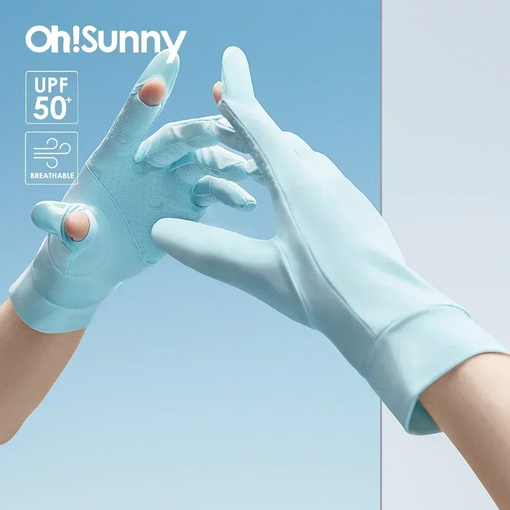 Ohsunny летние легкие дышащие солнцезащитные перчатки для вождения