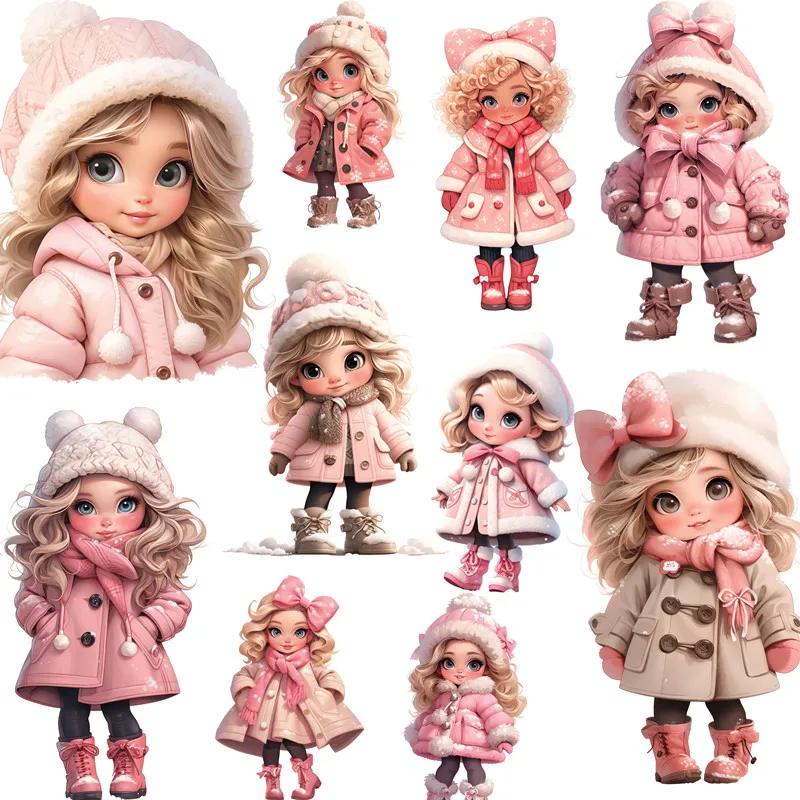 Розовое зимнее хлопковое пальто