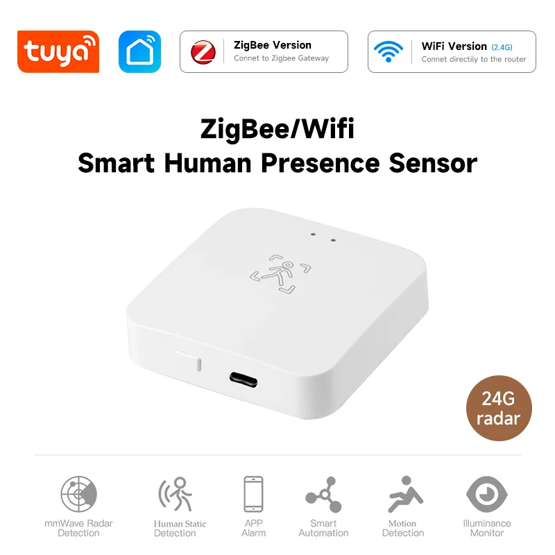 Tuya wi-fi zigbee детектор присутствия