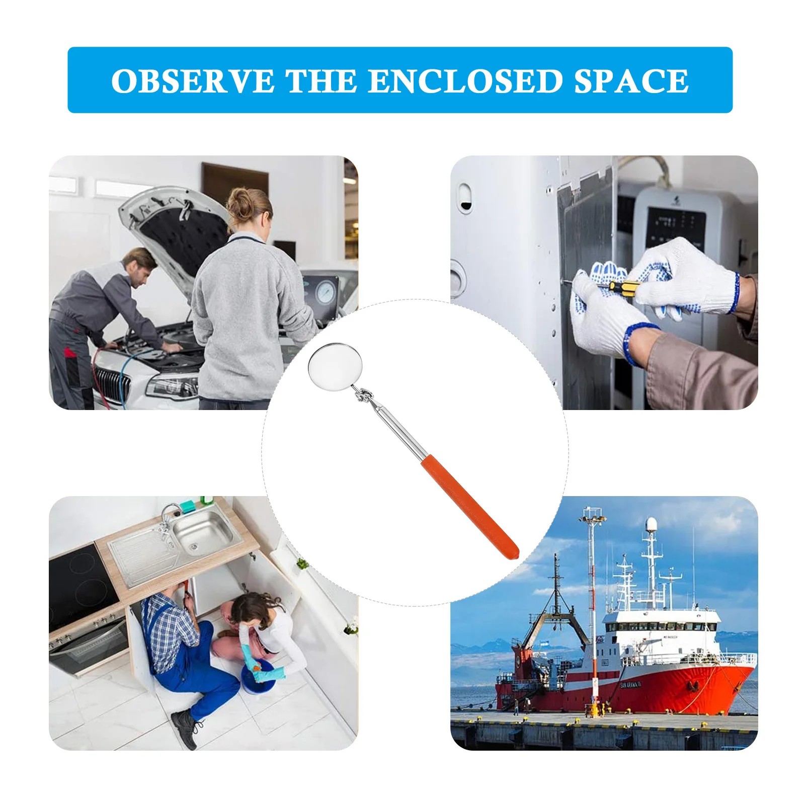 Телескопическое зеркало для осмотра - Фотография_2