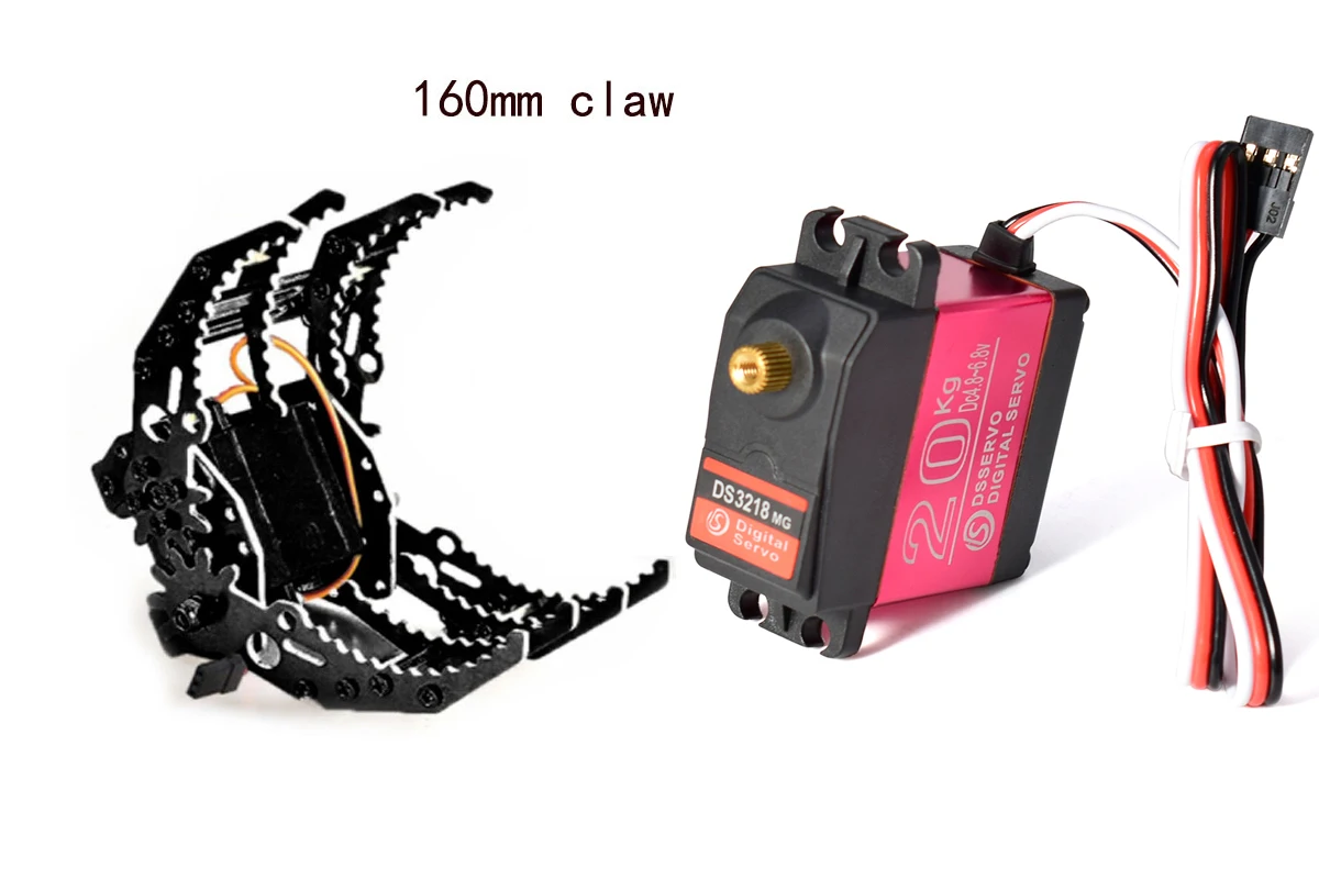 Мм 1 dof металлический захват для - Фотография_6