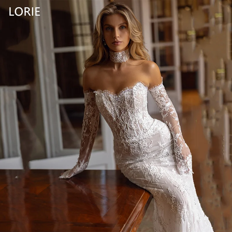 Lorie кружевные свадебные платья