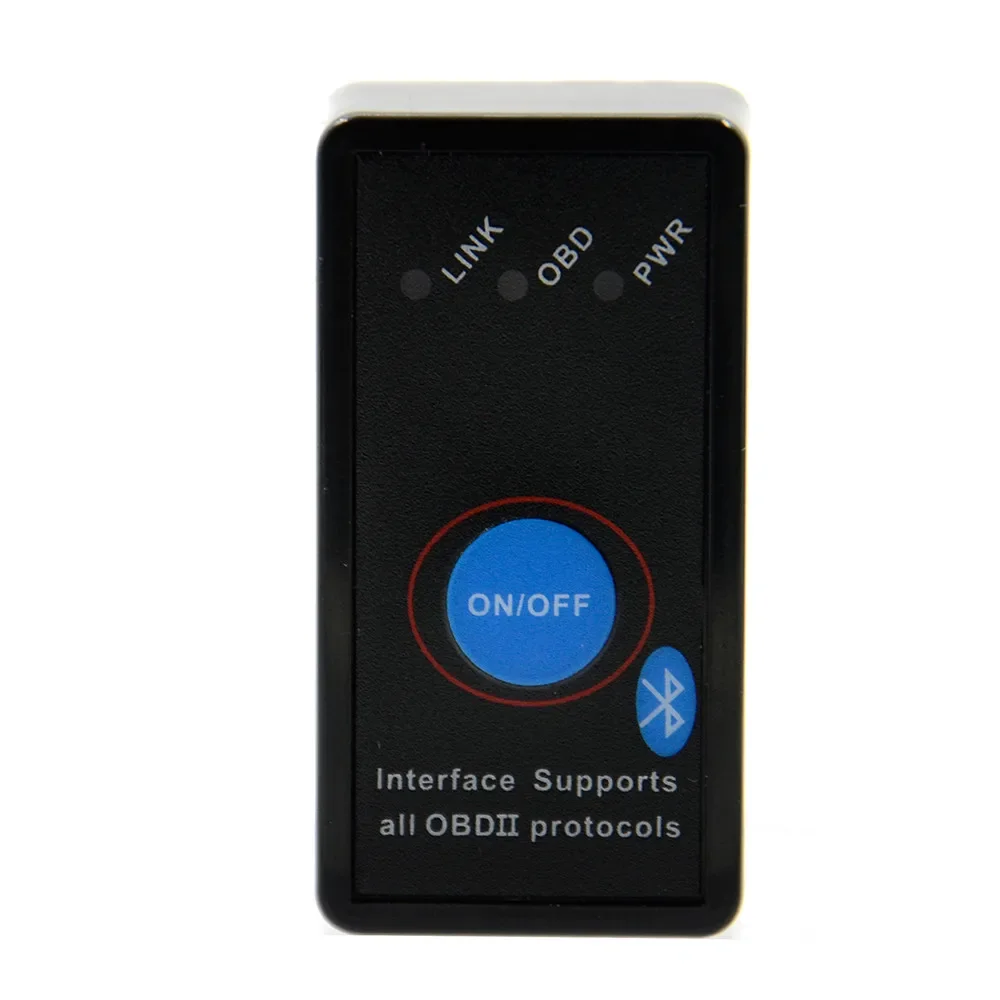 Автомобильный диагностический мини-сканер elm327 bluetooth obd2 v1 - Фотография_4