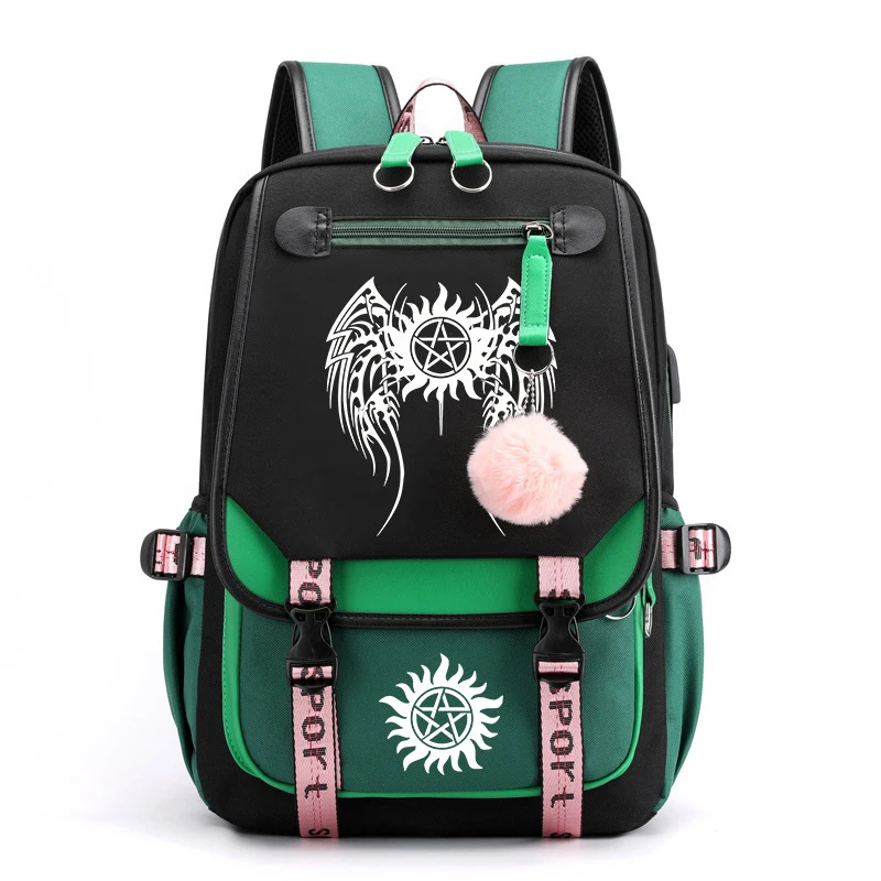 Горячий рюкзак «сверхъестественное» для женщин и мужчин - Фотография_2