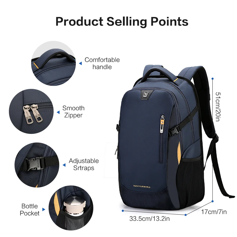 Oiwas, модный мужской рюкзак - Фотография_5