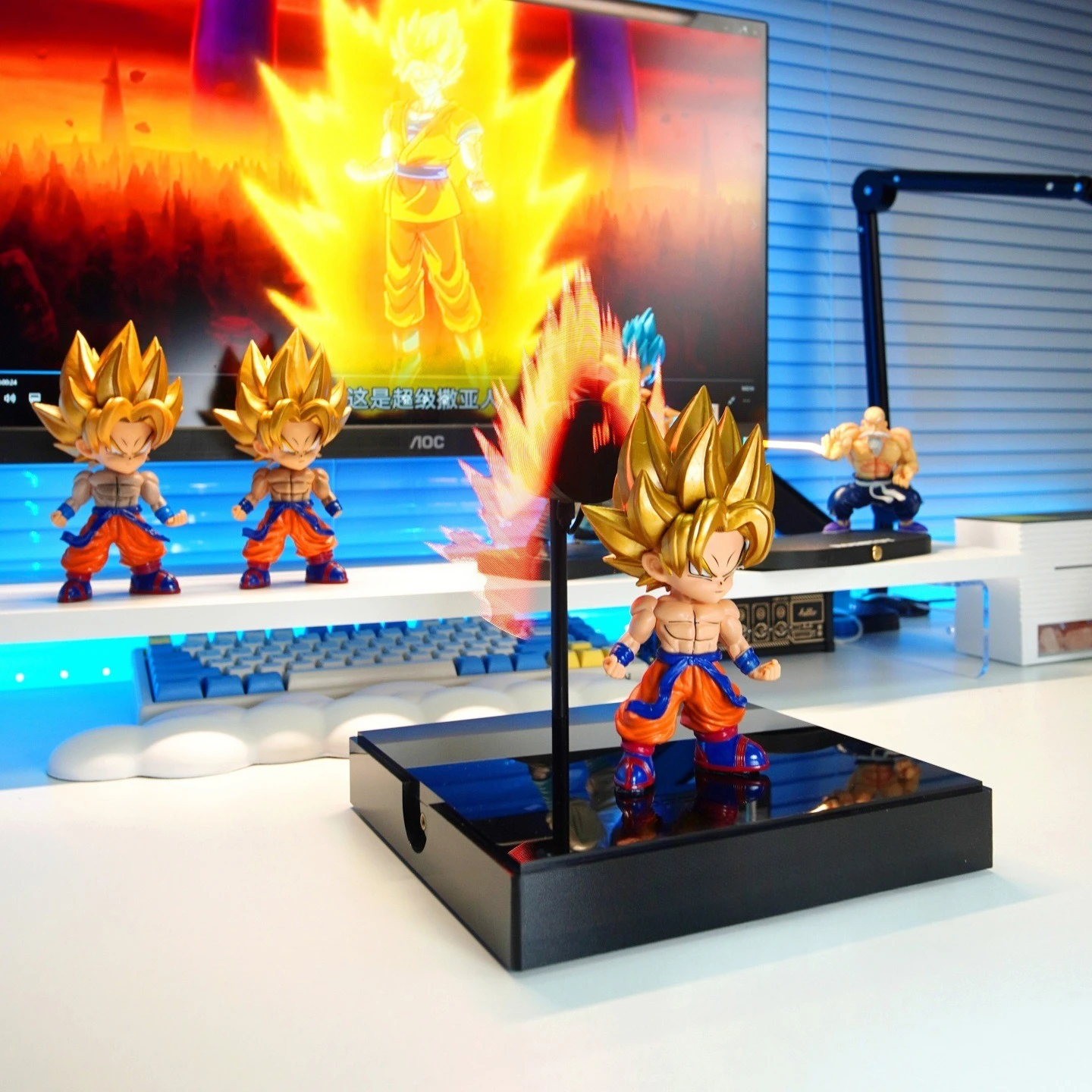 Настольный голографический 3d проекционный вентилятор - Фотография_3