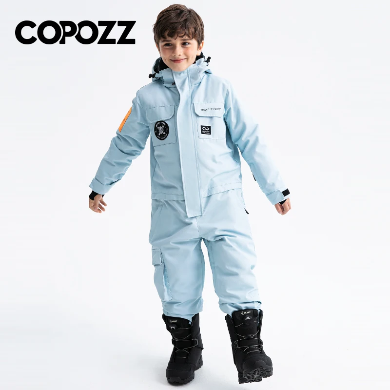 Copozz толстая детская лыжная куртка