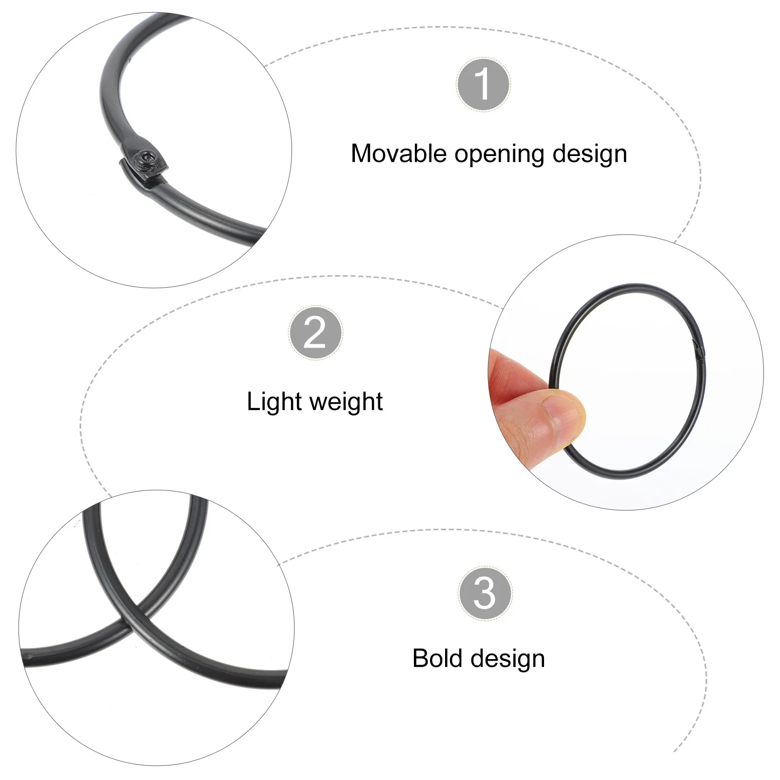 Круглые кольца для карнизов